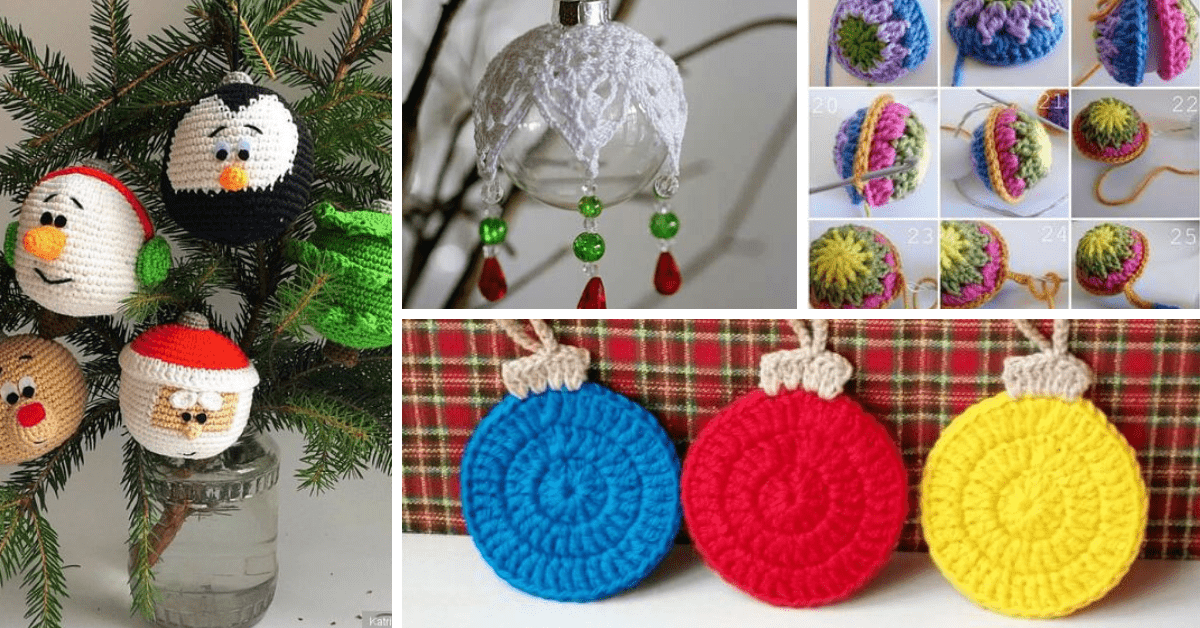 Faire Boules De Noël Au Crochet Diy