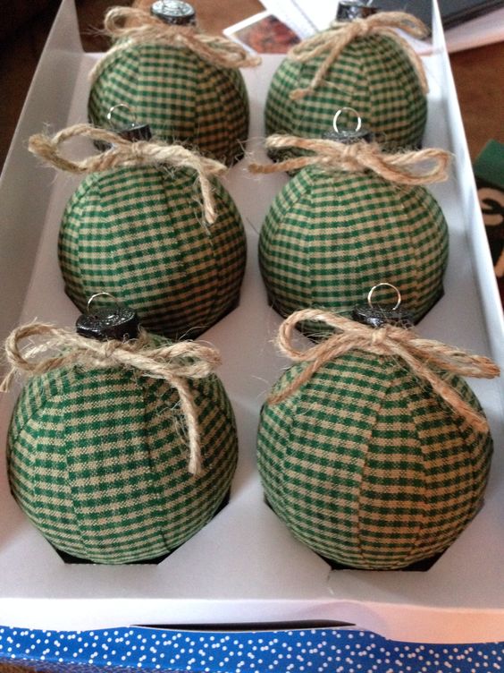 boules de noel en tissu 5