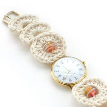 bracelet de montre au crochet 2