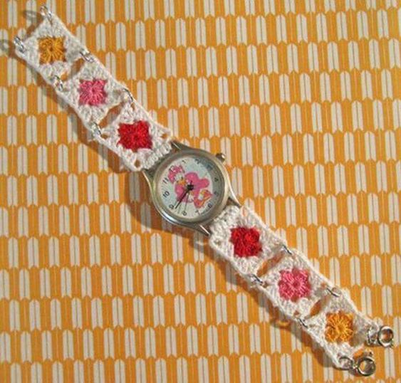 bracelet de montre au crochet