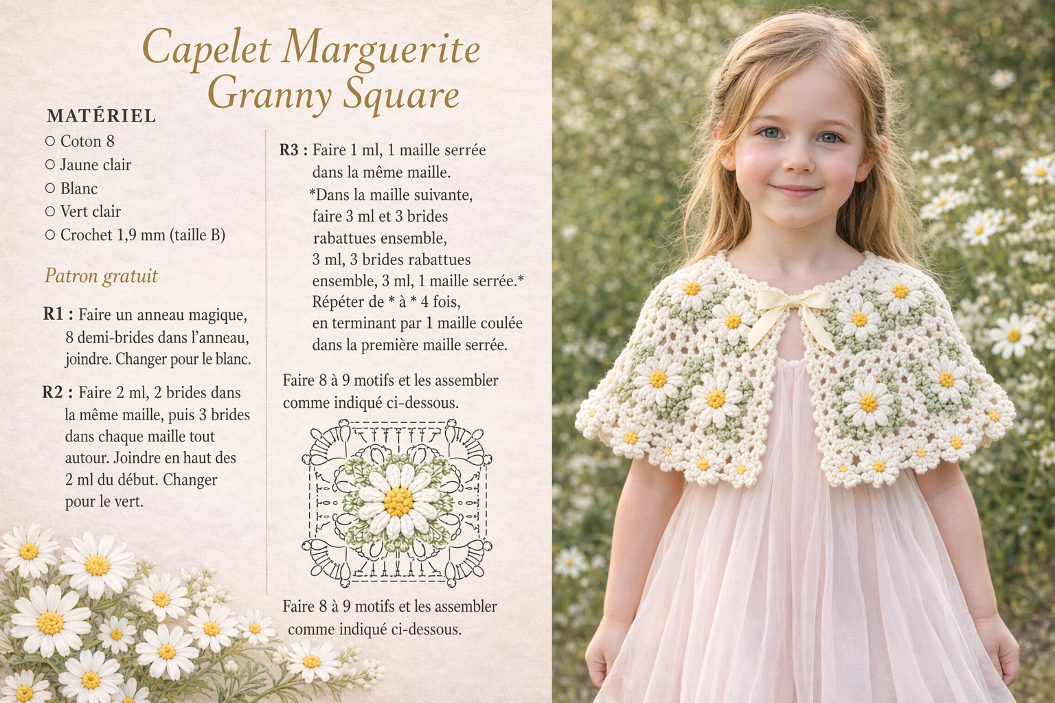 capes fleuries au crochet avec modeles gratuits 2