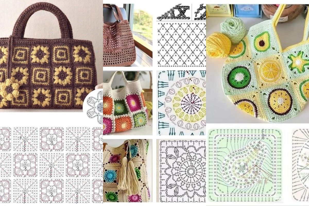 carres au crochet en sacs originaux 9