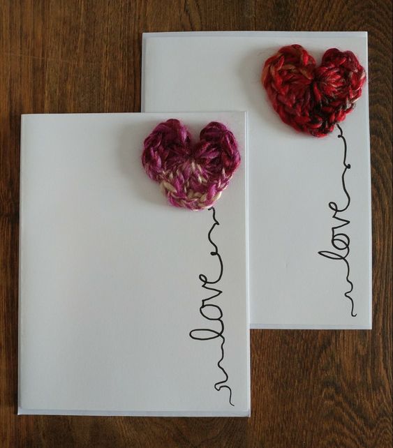 cartes anniversaire avec applications au crochet 6