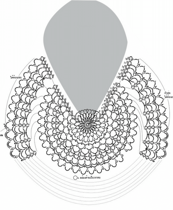 chemisier au crochet a manches larges 3