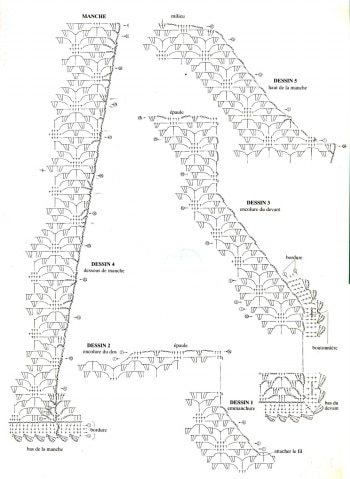 chemisiers au crochet pour temps froid 9