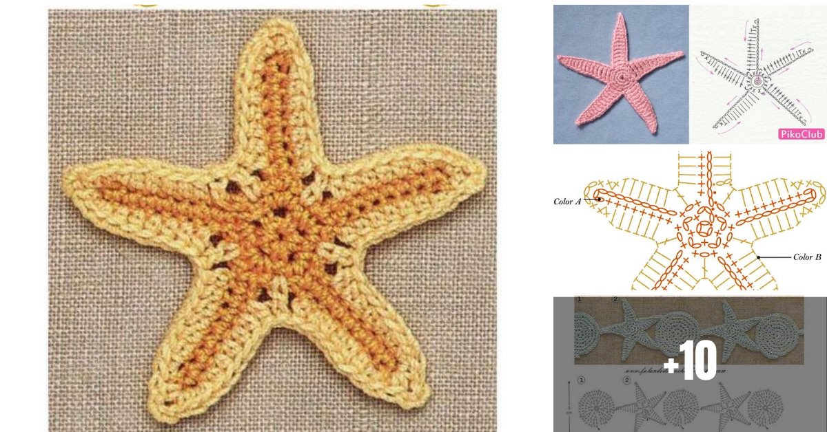 Comment crocheter une belle étoile de mer