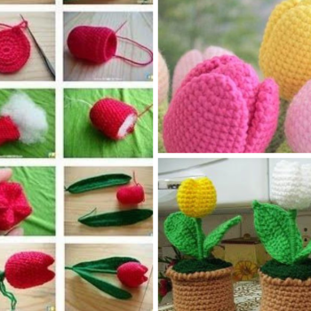 Comment crocheter tulipes- Tuto et idées