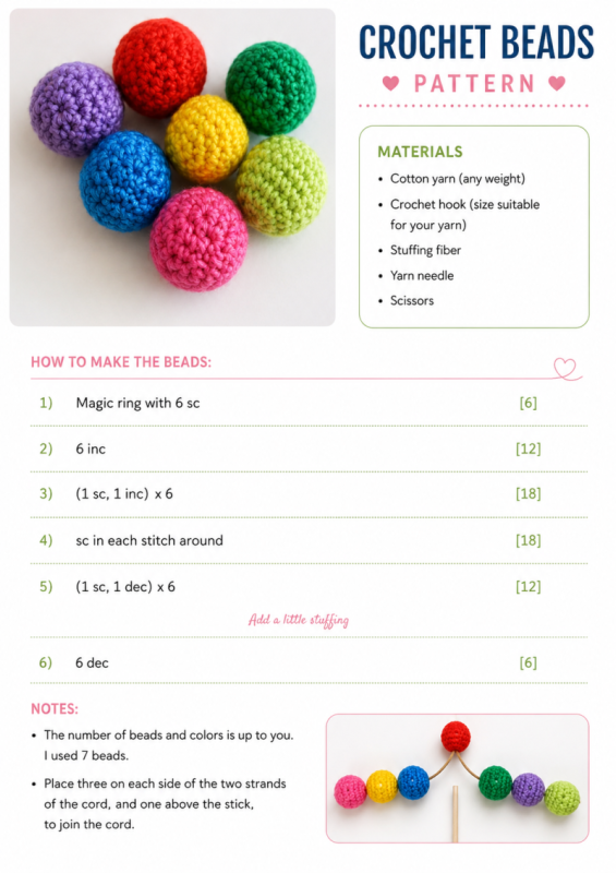 comment crocheter un chapelet 1