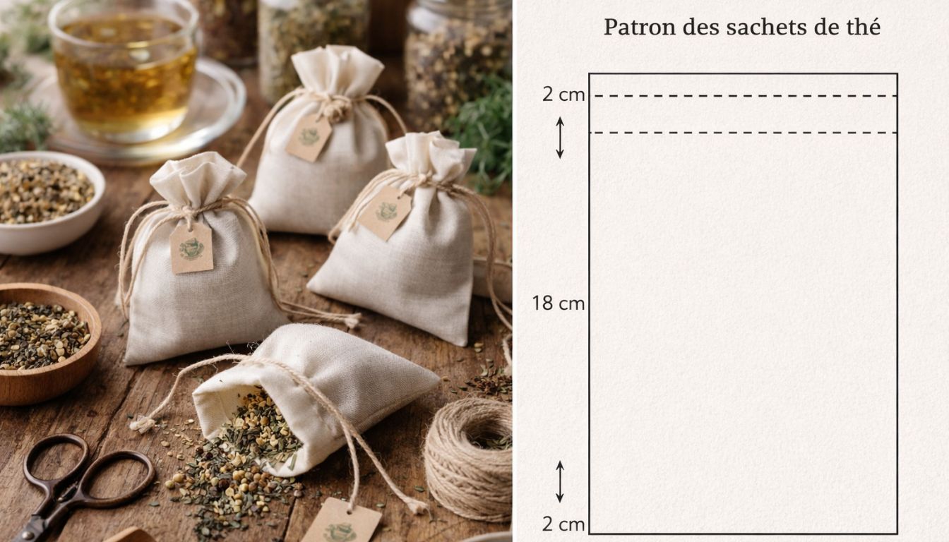 comment fabriquer des sachets de the en tissu