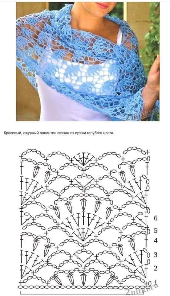 comment faire chales motifs floraux au crochet 7
