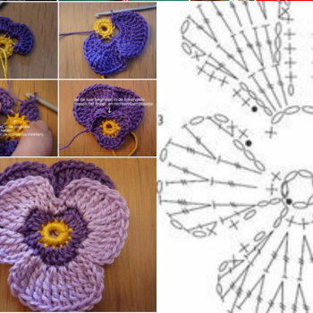 Comment faire violettes au Crochet