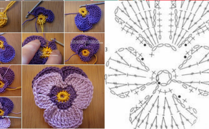 Comment faire violettes au Crochet