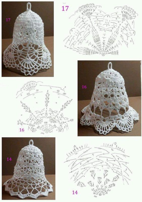 couronne de noel au crochet avec accessoires 4