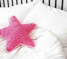 coussin etoile tricot 7