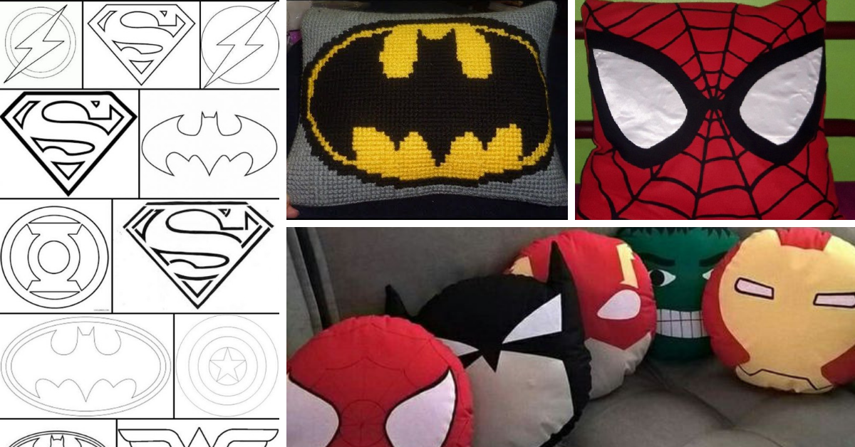 coussin super heros idees