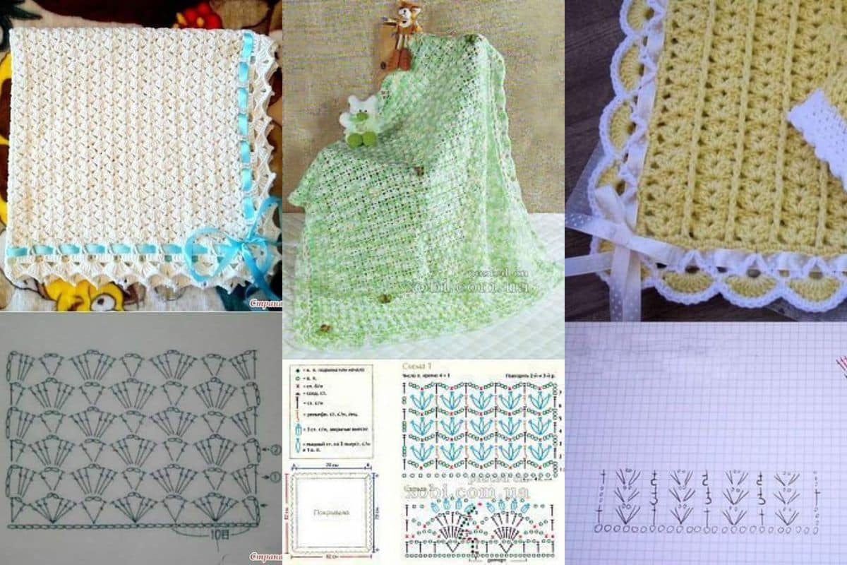 couvertures pour bebe au crochet 10