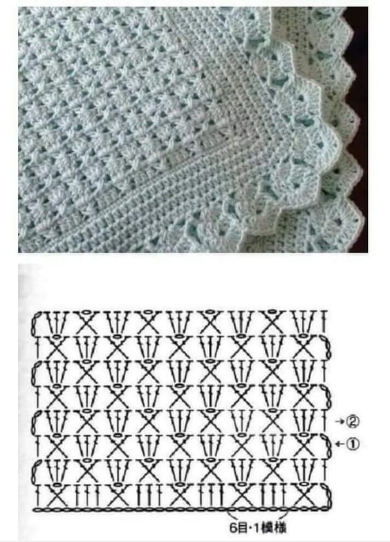 couvertures pour bebe au crochet 3