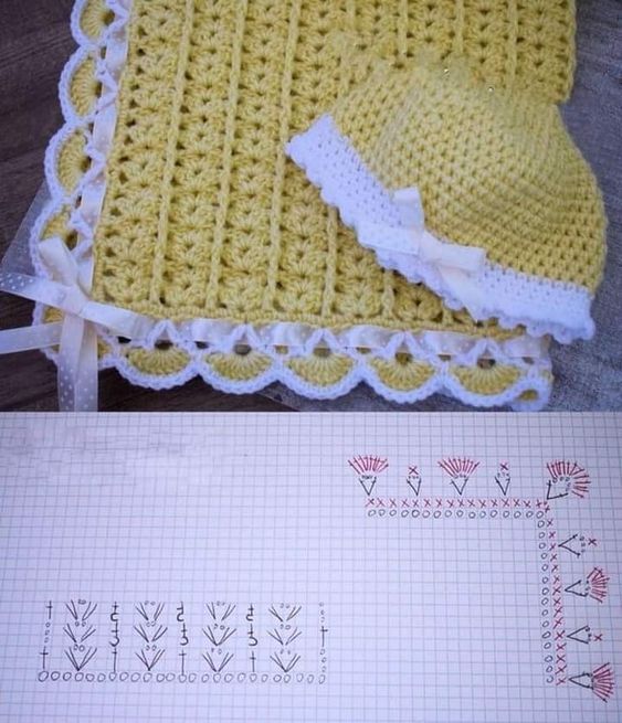 couvertures pour bebe au crochet 5