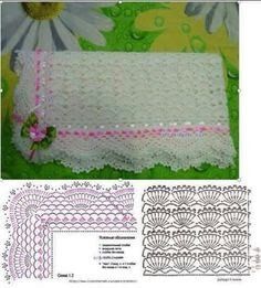 couvertures pour bebe au crochet 7