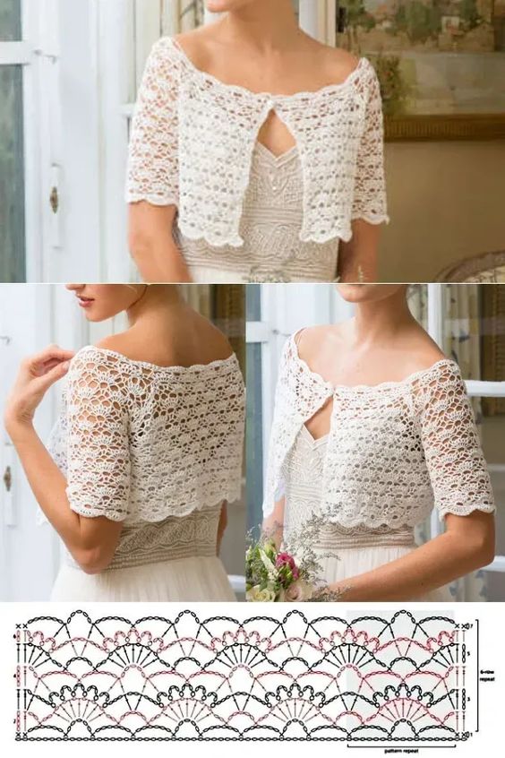 creez une veste bolero elegante au crochet 4