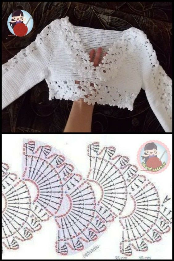 creez une veste bolero elegante au crochet 5