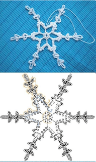 crochet de noel flocons de neige au crochet 3