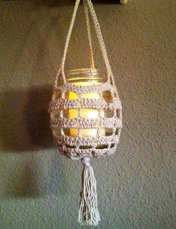 crocheter lanterne au crochet 8