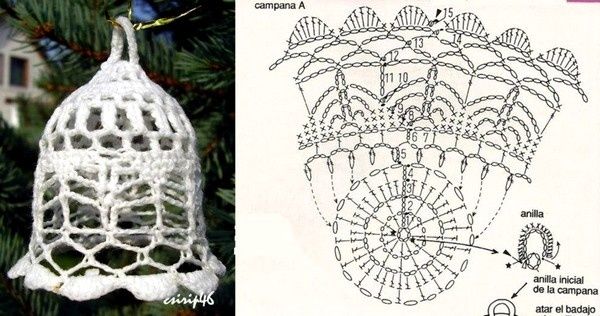 decorations de noel et ses grilles gratuites au crochet 9