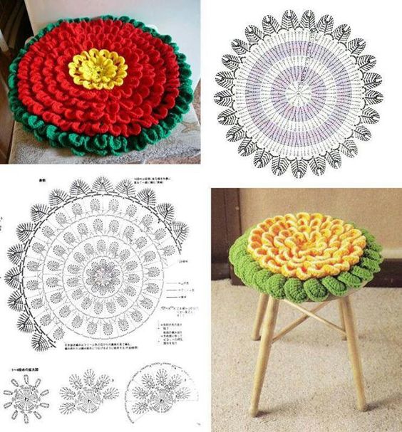 Découvrez les housses de bancs au crochet avec motif de base decouvrez les housses de bancs au crochet avec motif de base 6