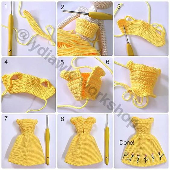 diy modèles robes barbie 10