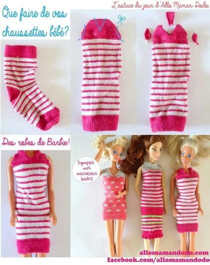 diy modèles robes barbie 7