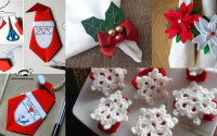 DIY Ronds de serviettes pour Noël