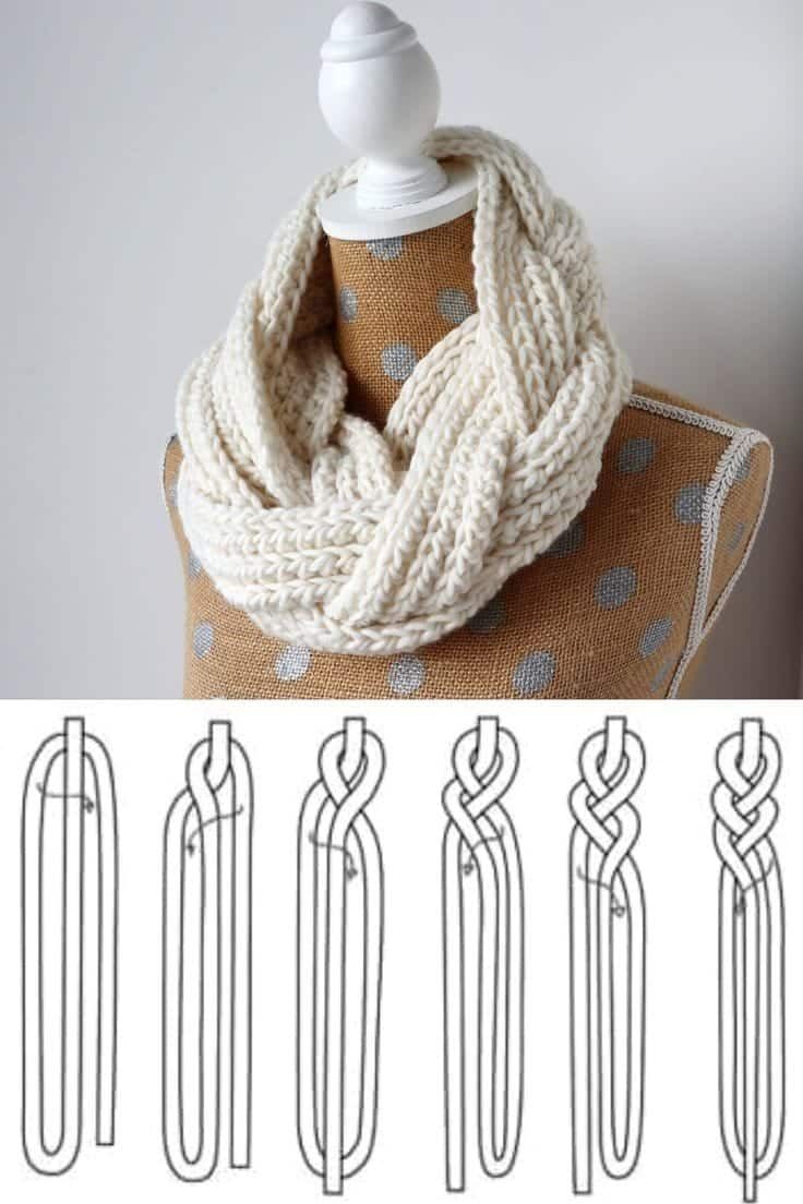 echarpes croisees au crochet 1