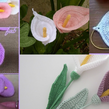 Fleur lys calla au crochet- Idées et vidéo