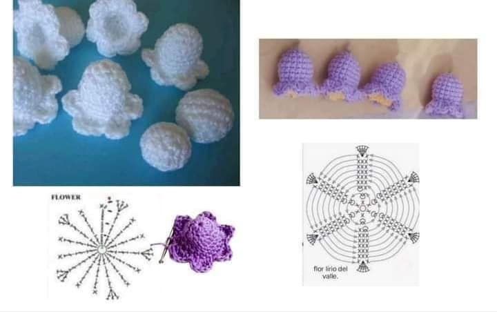 Fleurs au crochet : Muguet — Idées, techniques et inspirations pour créer un brin porte-bonheur fait main fleurs au crochet muguet 4