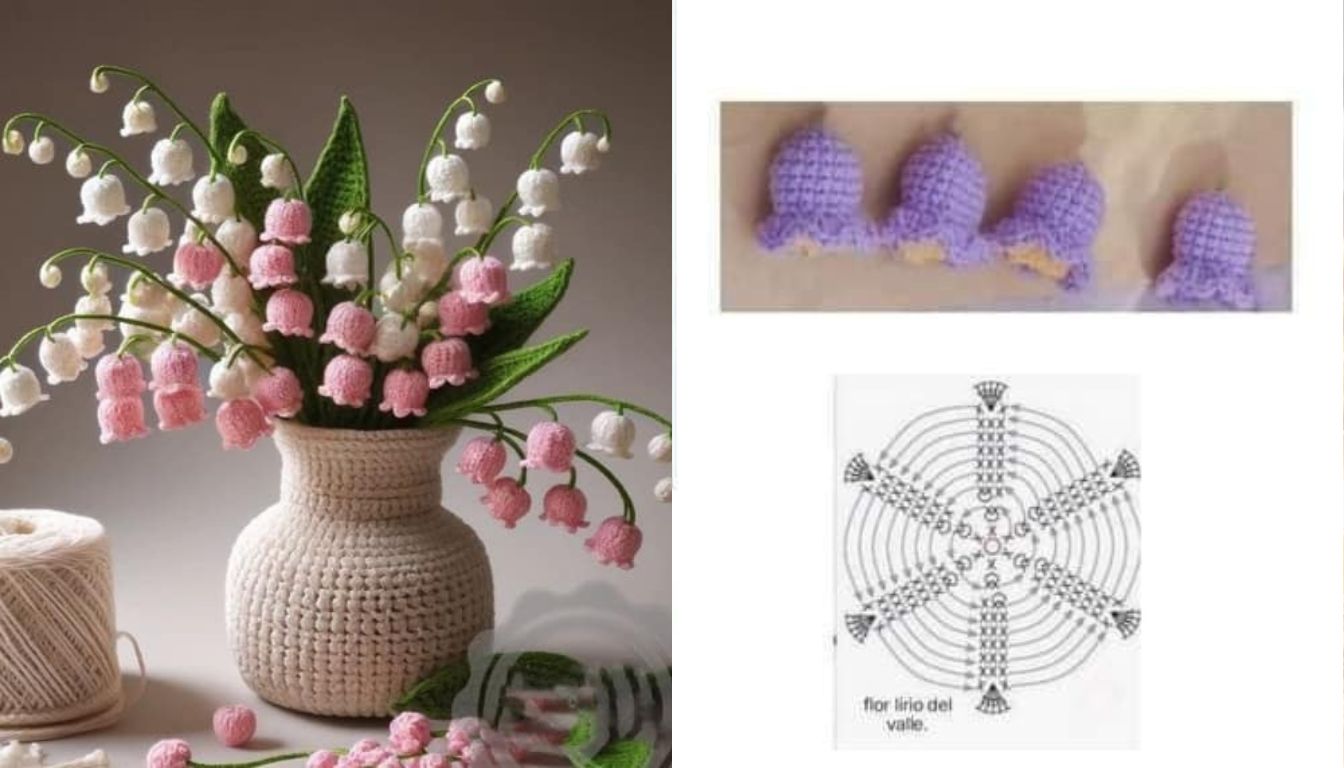 fleurs au crochet muguet 5