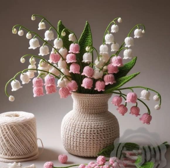 Fleurs au crochet : Muguet — Idées, techniques et inspirations pour créer un brin porte-bonheur fait main fleurs au crochet muguet