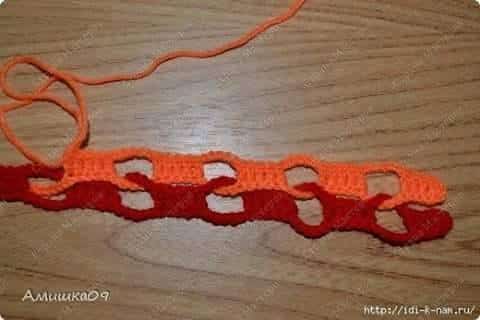 foulard colore facile au crochet 4