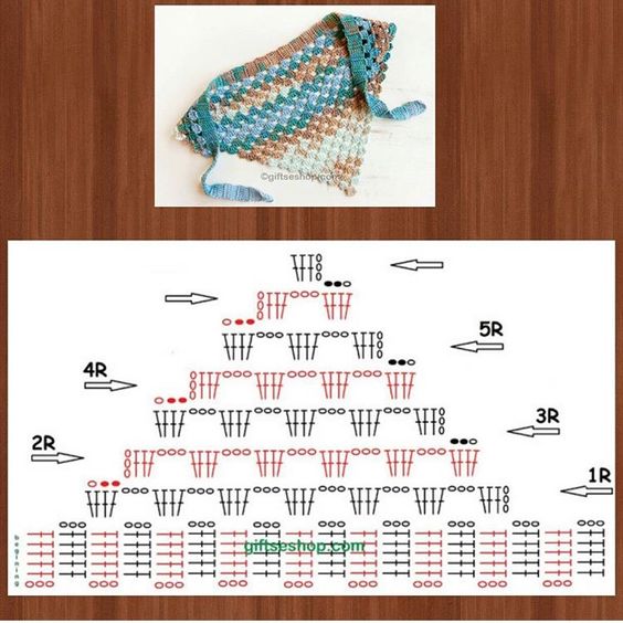 foulards de tete au crochet elegants 3