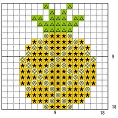 graphiques de fruits au point de croix 7