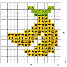 graphiques de fruits au point de croix 8