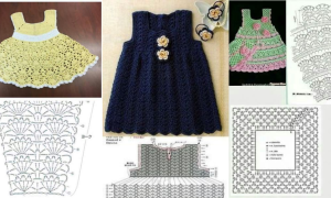 Top 10 Graphiques de robe pour enfants au crochet