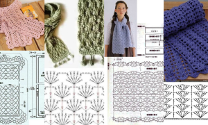 20 Graphiques d’écharpe au crochet