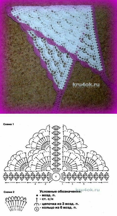 graphismes de foulard au crochet 8