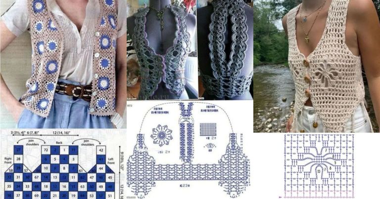 Gilet Femme Crochet Fait Main - Beige - Taille Unique - Neuf Artisanal France