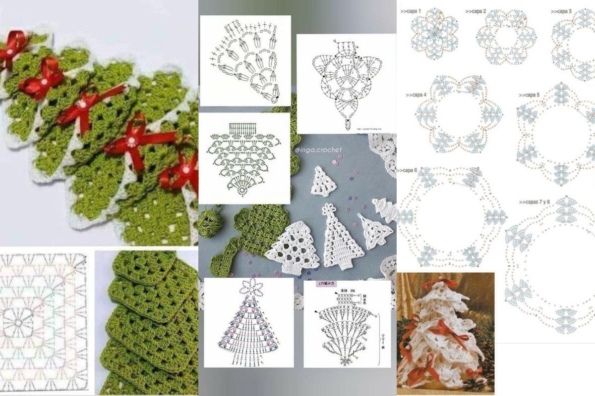 grilles de crochet pour sapin de noel 10