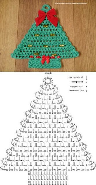 grilles de crochet pour sapin de noel 3