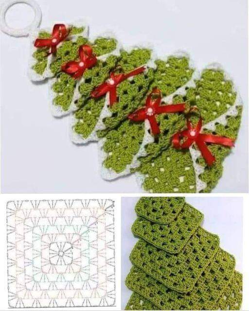 grilles de crochet pour sapin de noel 6