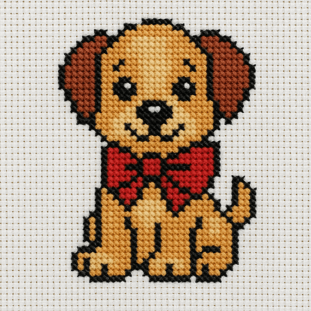 grilles de point de croix chiens 2