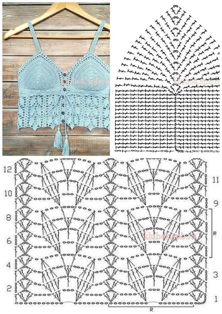 hauts en crochet parfaits pour un look de soiree 1